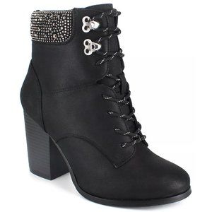 Brand New Black Studded Women's Boots size 10M